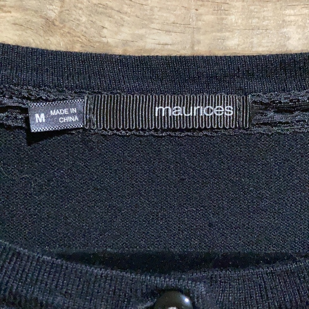 Maurices Black Cardigan - Picture 4 of 6